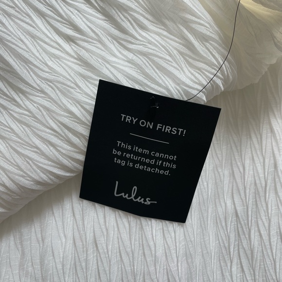 Summers Comin' White Tie-Back Cutout Maxi With Pockets - BRAND NEW - LULUS - S - Picture 7 of 8